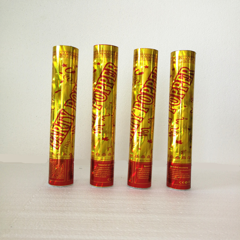 酒吧手持礼炮 开业礼炮 婚庆礼花筒 活动庆典派对礼花旋转小礼炮
