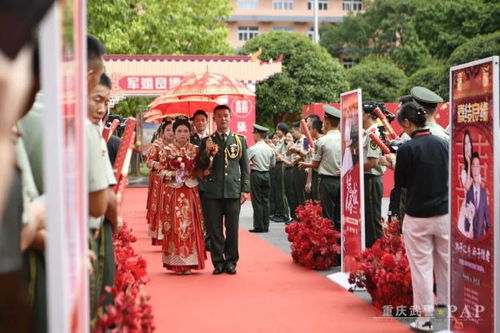 和谐军营 这场军营集体婚礼,太甜了